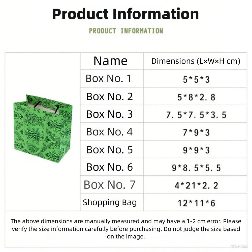 Matcha Green Gift Box Bow Ring Box Fashion Necklace Packaging Box  Luxury Packaging