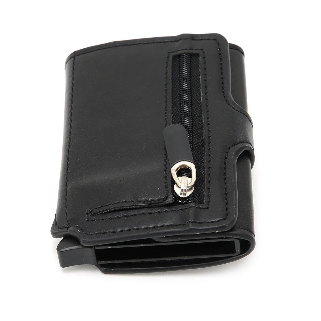 Automatic Popping Business Card Holder AntiDegaussing Credit Card Case Bag Gift(Black x 59#)