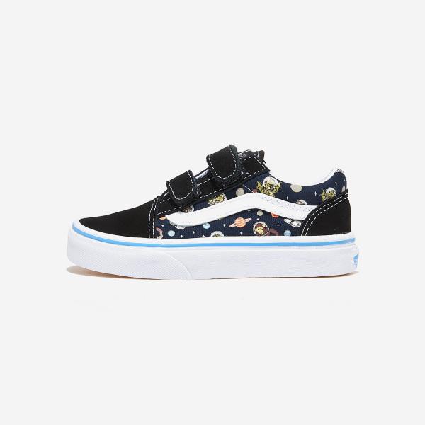 

Vans Old School Velcro - Glow Cosmic Zoo Черный/СинийVN0A38HDY61, Детская обувь