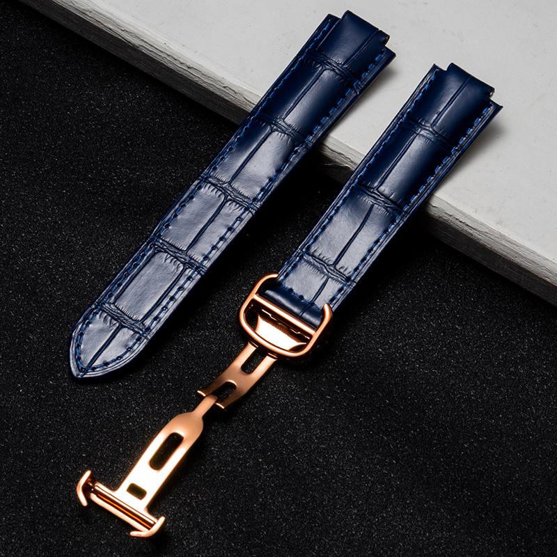 

Оригінальний Шкіряний Ремінець Для Годинника Cartier Blue Balloon Cartier Wsbb0025 З Піднятим Краєм Чоловічі/Жіночі Ремінці 14*8мм 18*11мм 20*12мм 22-14mm&have logo