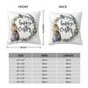 Happy Easter Egg Pillow Cover Cartoon Bunny Polyester Pillow Case Cushion Cover Funny Pillowcases For Sofa Home Decorative