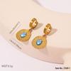Women's Vintage-Style Stainless Steel Diamond Earrings: High-End, Luxurious, and Elegant