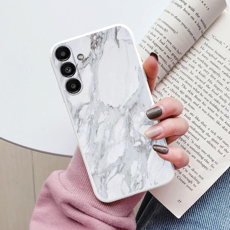 Case For Samsung A54 5G Back Cover Protective Silicone Funda Fashion Marble Stone Texture Coque For Galaxy A56 A16 A26 A36 A17