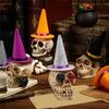 23 PCS Mini Witch Hats Halloween Felt 4 Color Witch Hats Felt Witch Hats Halloween Wine Bottle Party Decoration