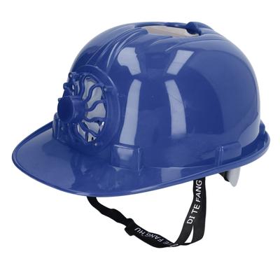 Hard Hat with Solar Fan Plastic Ventilated Safety Helmet Breathable Hard Cap with Removable Lining