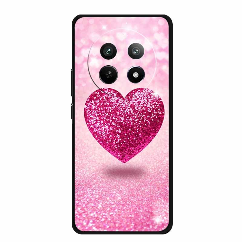 Phone Case For Realme 13 Pro Plus Case Protective Black Silicone Soft Coque For Realme13 Pro Plus Back Cover Case 13Pro Plus Bag