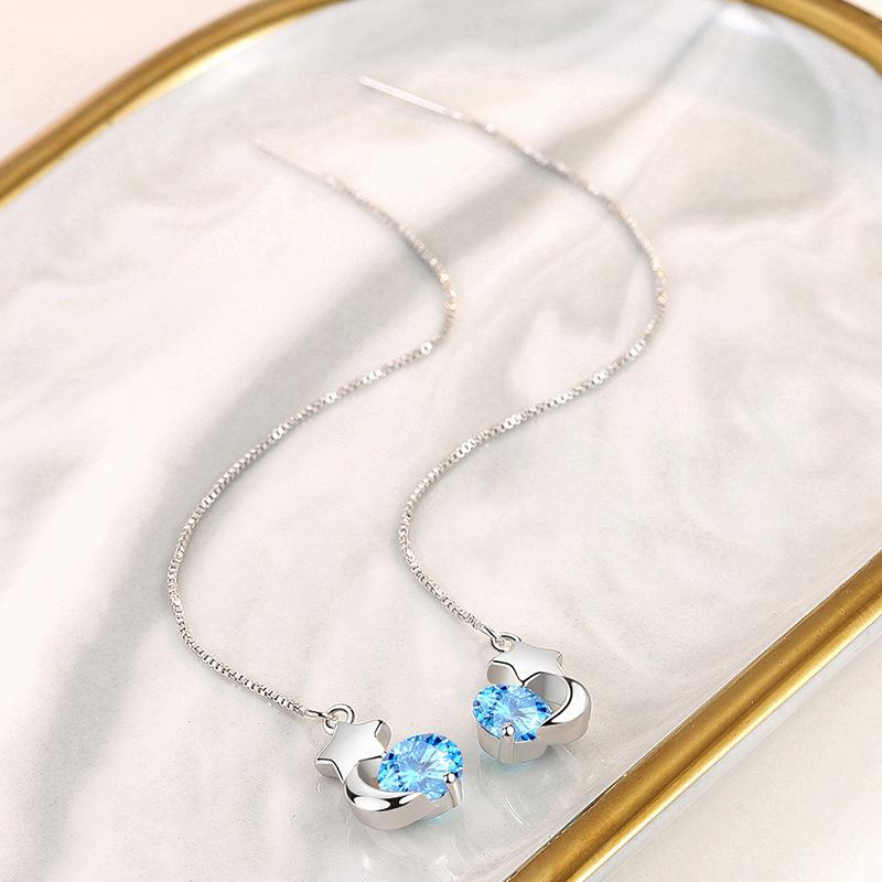 Lindon Kupferlegierung Zirkon Ohrringe Tropfen Ohrringe für Frauen Hochzeit Party Geschenke