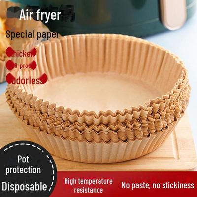 Lebensmittelechte Runde Heißluftfritteuse Back- & Grillölabsorbierende Papierunterlagen