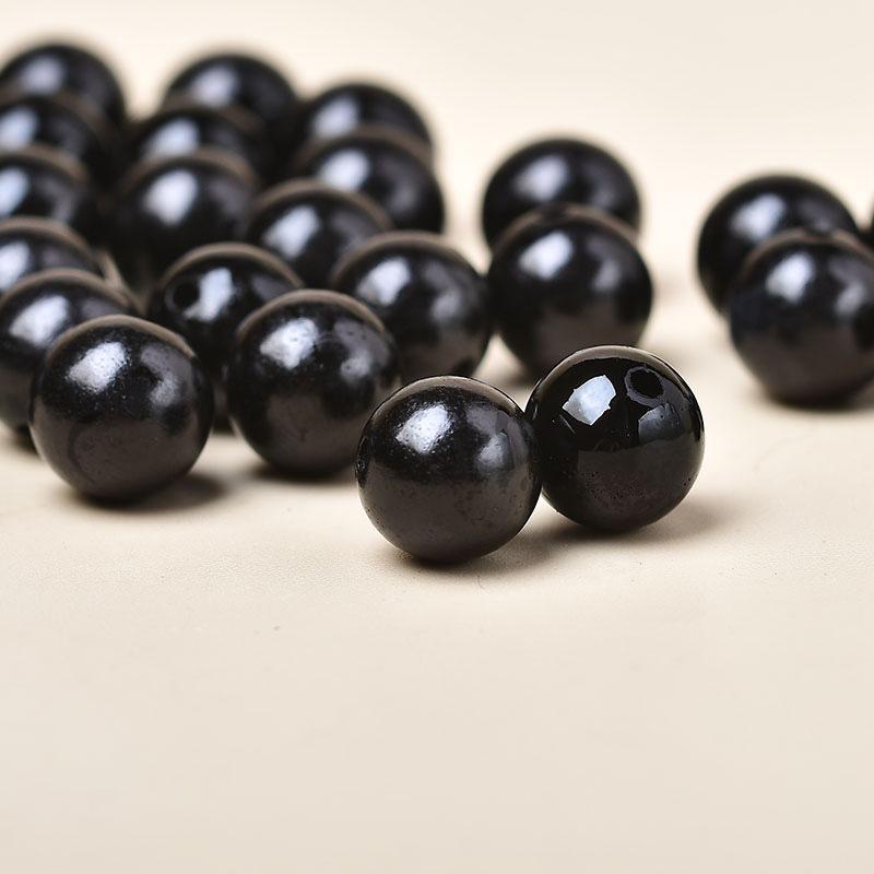 Ebony Wood Beads: 108-Piece DIY Handmade Buddhist Bracelet Spacer Set