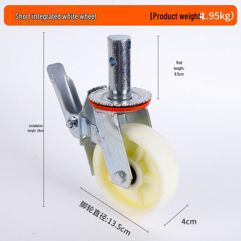 

Galvanized Scaffolding Casters & Portal Frame Tread Board for Construction Sites