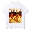 Fashion TravBall Travis Head TShirt Cotton Breathable Loose Top Harajuku Women Unisex Sportswear Round Neck Short Sleeve Streetwear