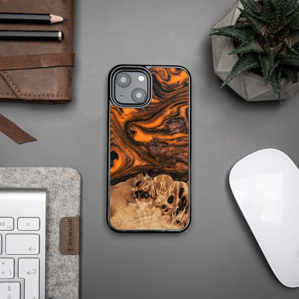 Bewood Unique case for iPhone 13 Mini - Orange