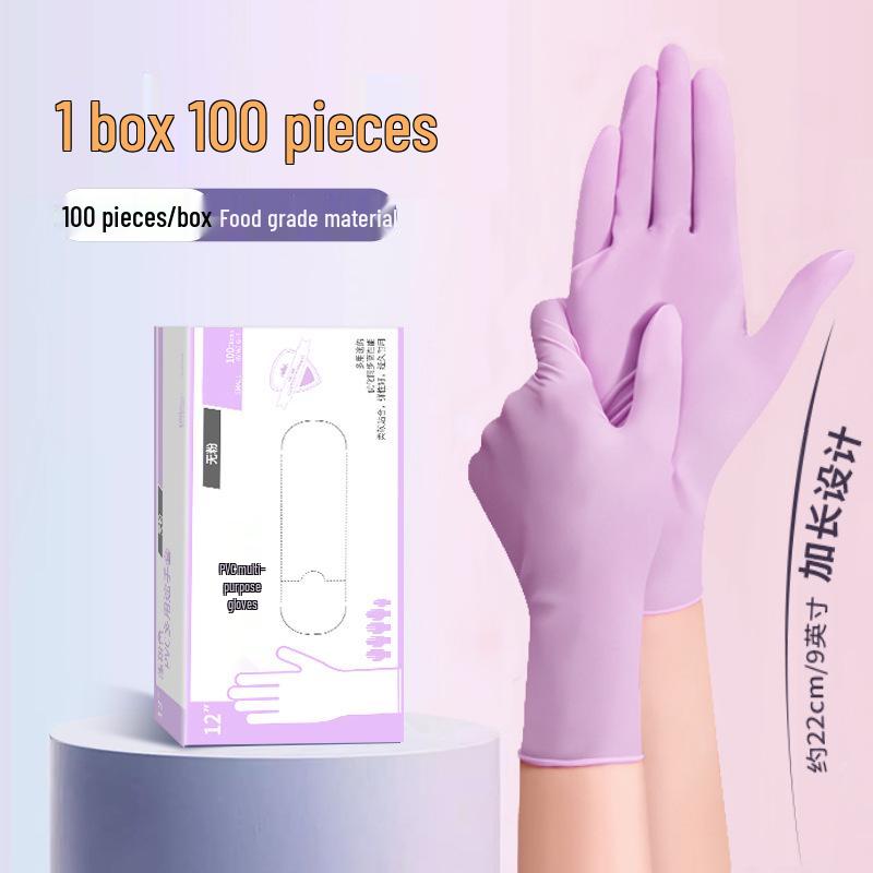 Mao Sheng Durable PVC Latex Rubber Gloves for Kitchen, Dishwashing, Baking, Catering, and Housework