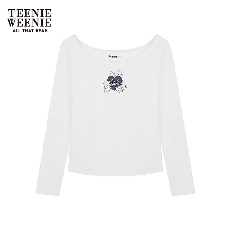 Teenie Weenie Women's Fall 2025 Cartoon Print Long-Sleeve T-Shirt
