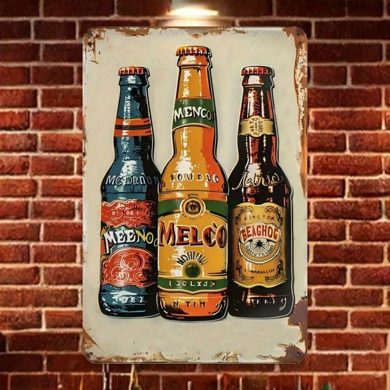 Retro Metal Wall Art Decor for Living Room Garage Garden