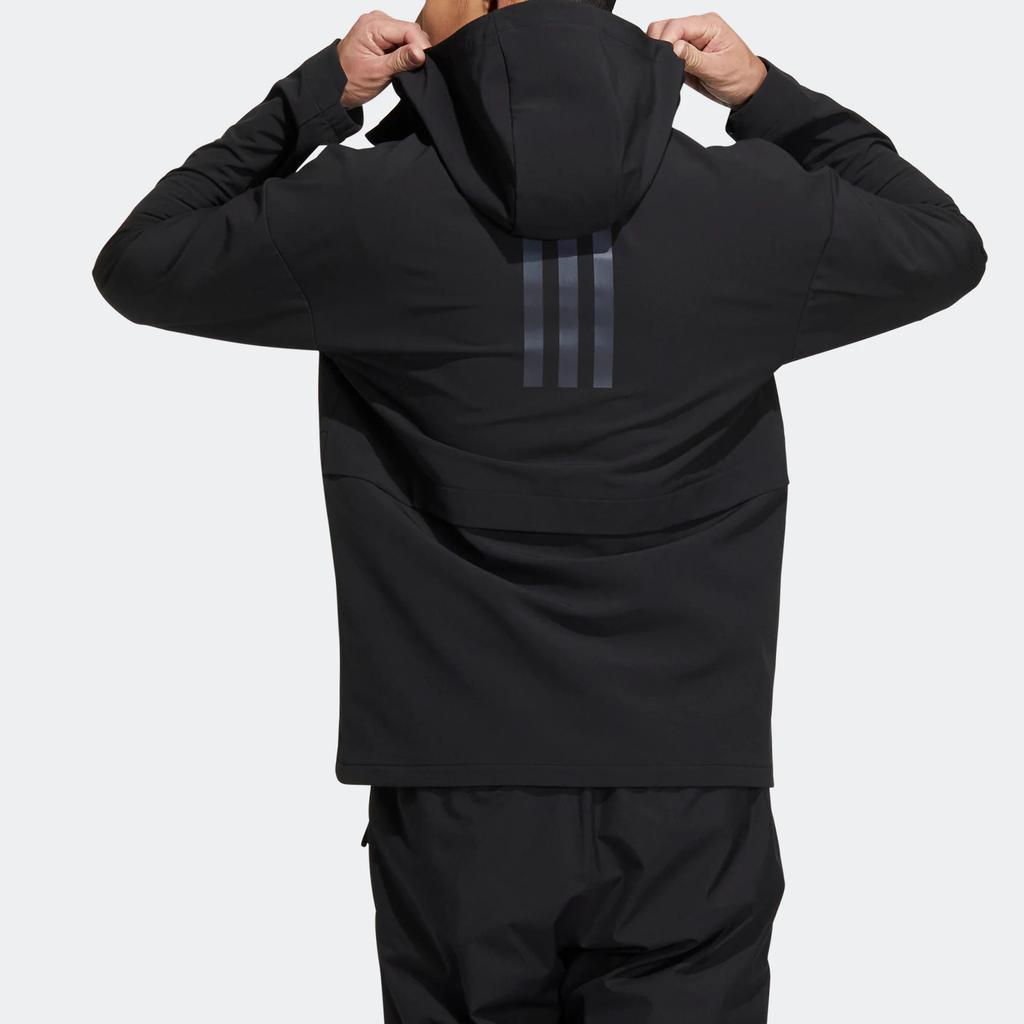 Men's Adidas Jackets Unisex Black Hooded Moderate Other