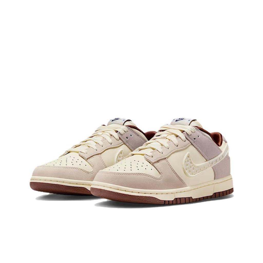 Nike  Dunk Low LX Crochet Swoosh Women Sneakers Cream Soft-Pearl Malt IH7353-010