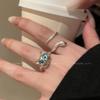 Pack of Ten] Ring Korean Version of Love Women's Niche Design Versatile Light Luxury Ring Sister Ring Adjustable