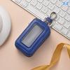 Geam Oglindă Vizuală Sac Protector Cheie Mașină Piele PU Suport Chei Buzunar Mini Cheie Auto Husă Breloc Unisex Portofel Sac cu Fermoar