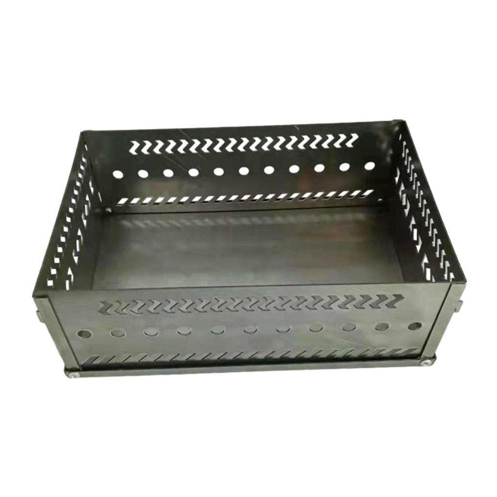 Charcoal Firebox Basket Sauna Box Tent Heater for Camping Picnic 30cmx20cmx10cm