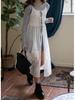 Korean Chic Lace See-Through Strappy Dress & Tie Cardigan - 2026 Spring/Summer Collection for Women