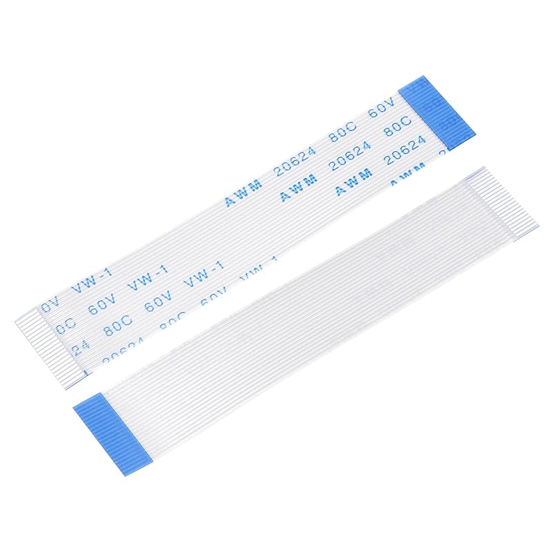 MECCANIXITY FFC Ribbon Flat Flexible Cable, 8 Pin 0.5mm Pitch 60mm Long (B Type) for LCD 3D Printer Camera DVD TV Laptop Audio Pack of 10