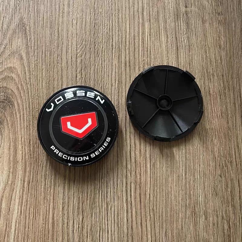Lsjwk2 4PCS/lot 60MM 68MM VOSSEN Emblem Logo Car Wheel Center Hub Caps Wheel Center Cap Decoration Auto Styling Rim Hub Cap