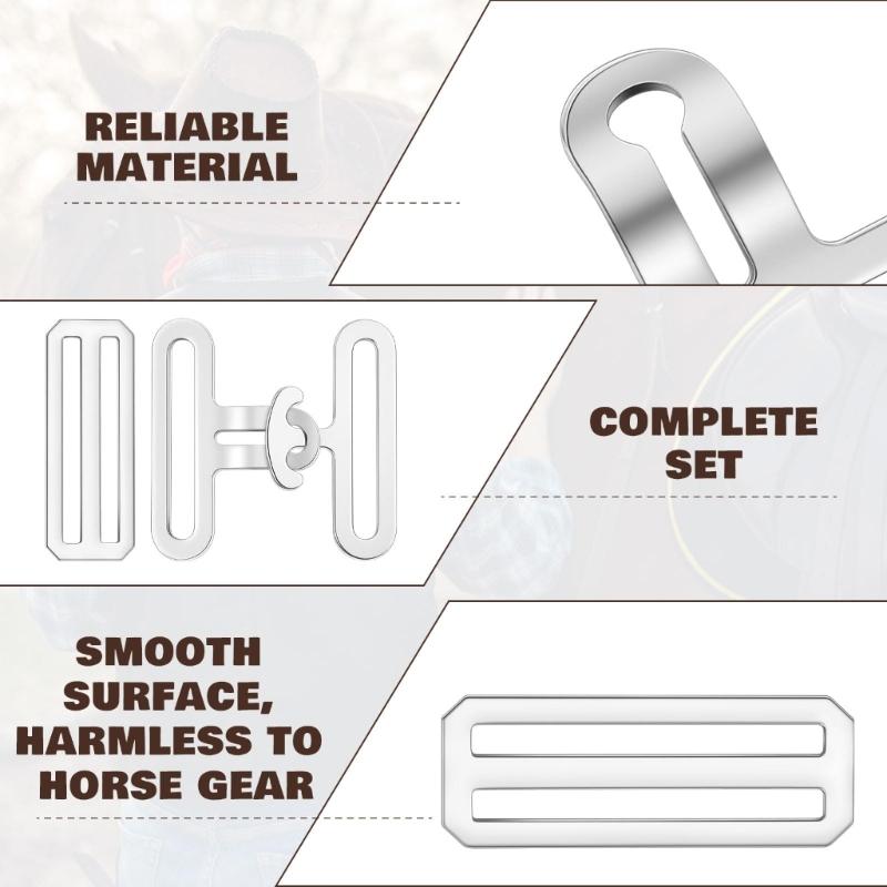 Premium Alloy Horse Blanket Snap Replacements for Long Terms Performances In Equestrians Activity Horse Care Training