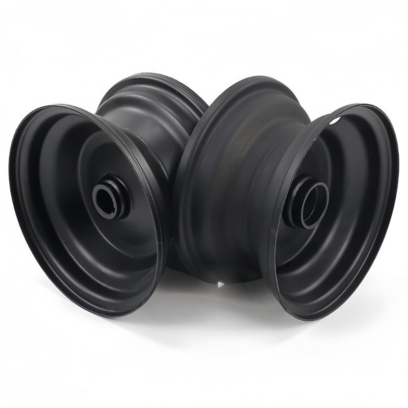 Front/Rear 6in Iron Wheel Hubs Off Road Vehicle Accessories Vibration Reduction Easy Assembly Long Lasting