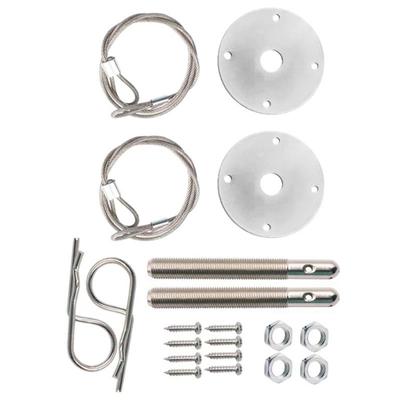 Performances Hood Lock Set Iron Steel Safe Pins Set for Car Engine Security