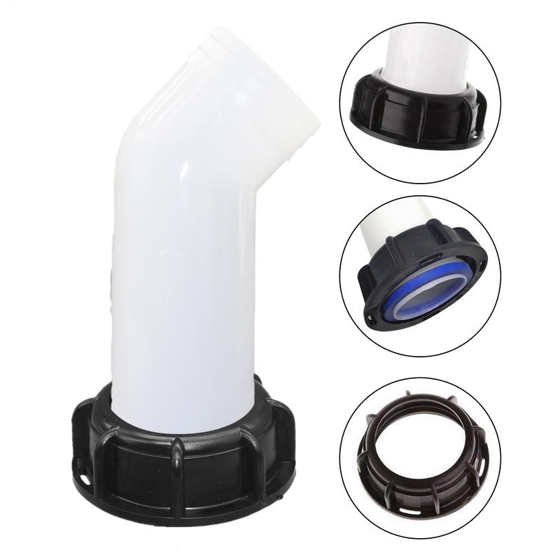 

1pcs Water Tank Drainage Diversion Tube 45mm Drain Spout IBC Tank Valve Accessories Garden Irrigation Hose Barrel Tap Fittings China Mainland