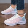 Running shoes women's new versatile mesh running shoes lightweight shock absorption student white casual sports shoes women's shoes