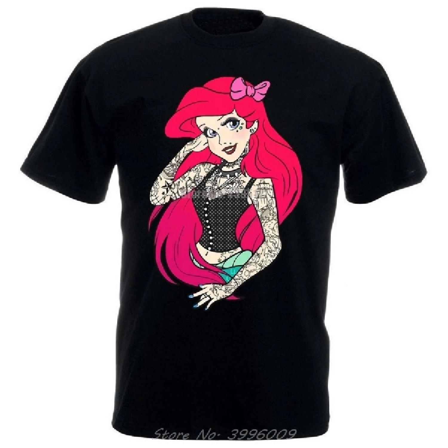 

Gothic Pretty Punk Princess Swag Funky Boys Men T Shirt Top Tee Cartoon T Shirt Men Unisex New Fashion Tshirt Funny XXXXXL чёрный