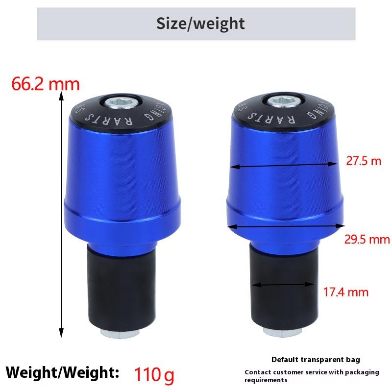 

Motorcycle Handlebar Modification Accessories Wear-Resistant Balance Protection Universal Balance Plug Head Handguard