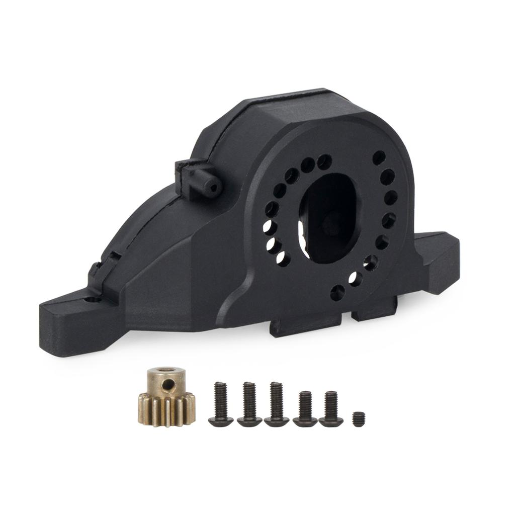 Dual Speed Transmission Gearbox with Servo & Internal Gears for 1/10 TRX4 TRX6 RC Crawler Car Upgrade Parts
