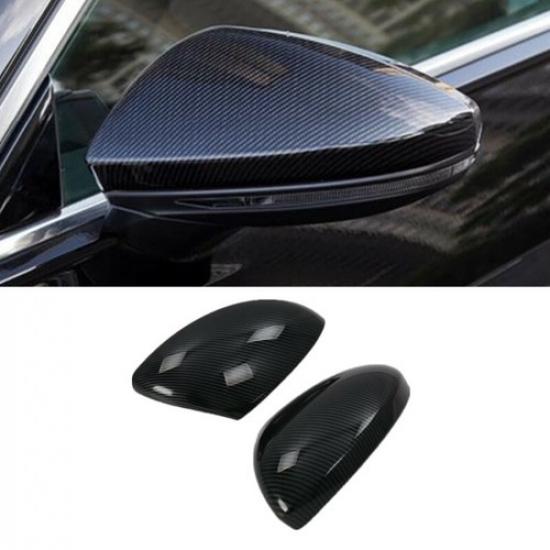 Carbon Fiber 2X Side Rearview Mirror Cover Trim For Nissan Altima 2019-2022