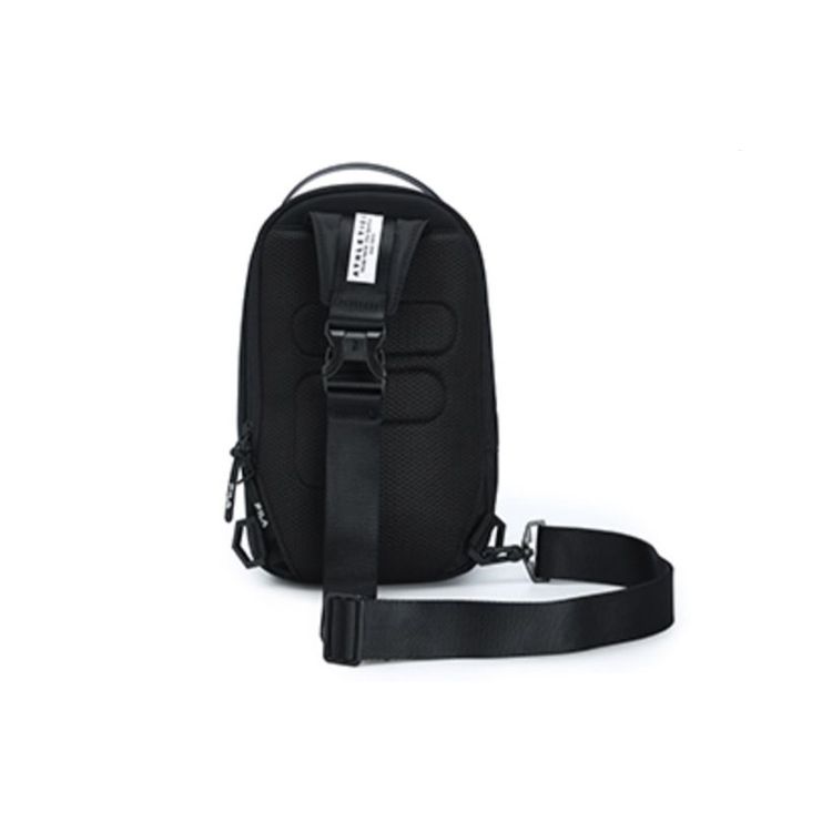 FILA Simple Sports Leisure Fabric Chest Bag Handheld Shoulder Crossbody Bag Regular Men bags Black A13M321101F-BK