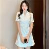 2026 Autumn Retro British & French Inspired Slimming Waist-Cinch Suit Dress for Women
