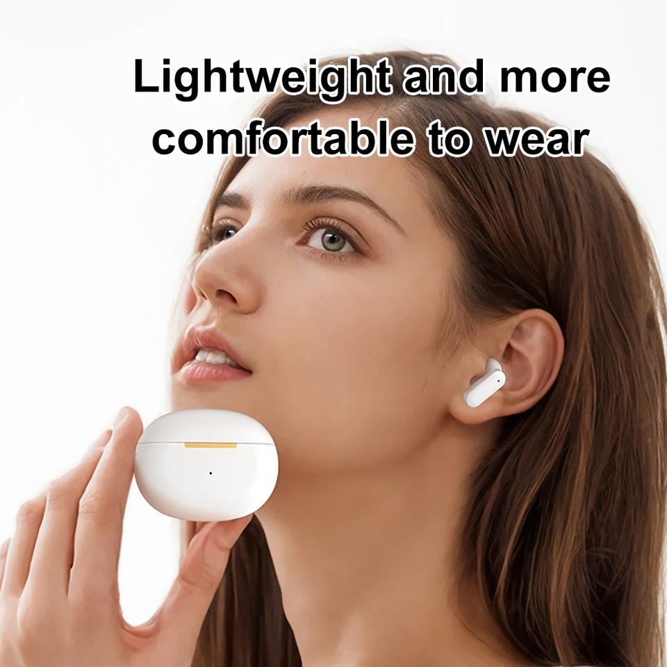 Kabellose Bluetooth 5.4 Kopfhörer HiFi Stereo Kopfhörer Geräuschunterdrückung Wasserdichte Headsets Mini Ohrstöpsel