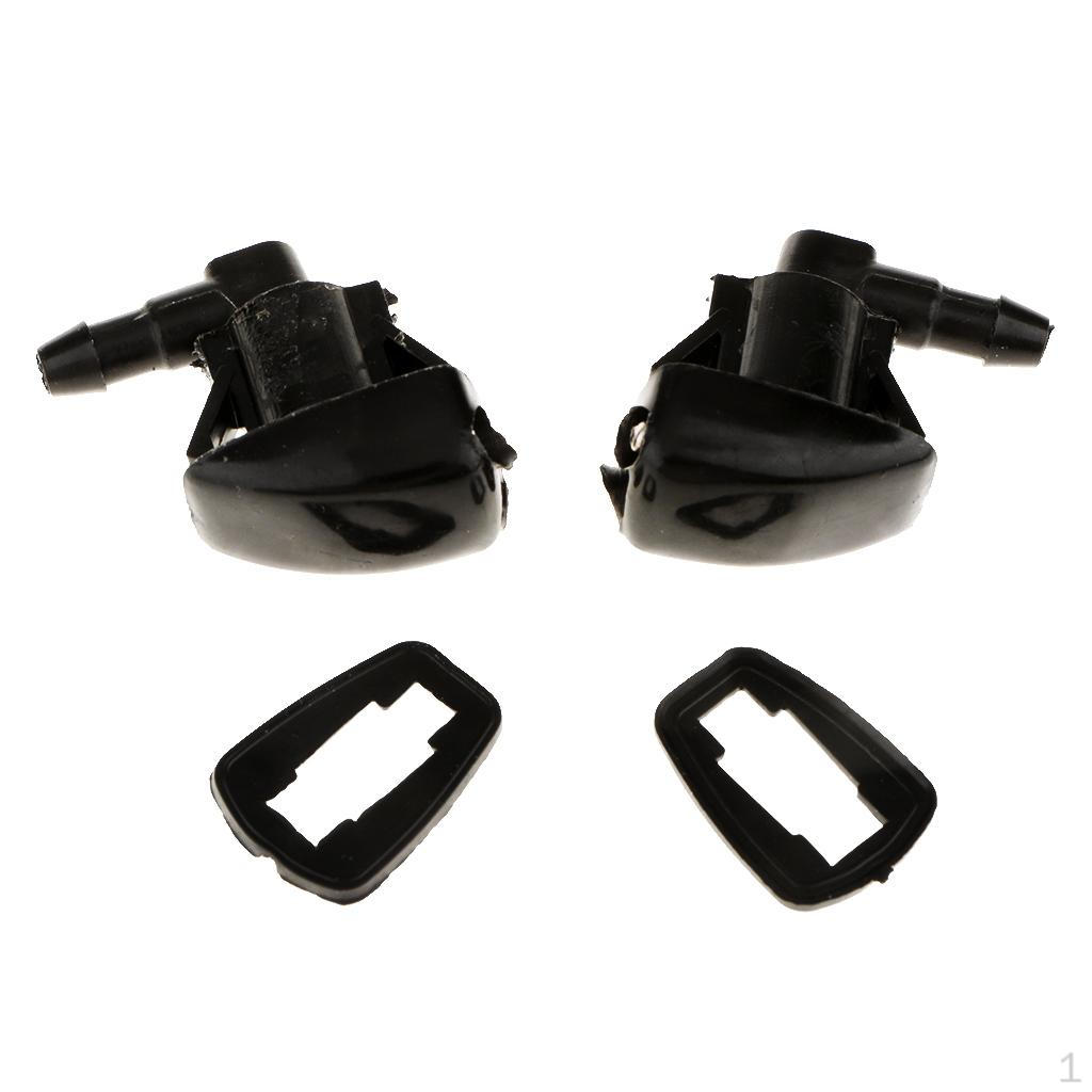 

2 Pieces Windshield Wiper Water Spray Washer Fluid Nozzle For Jeep Grand Cherokee