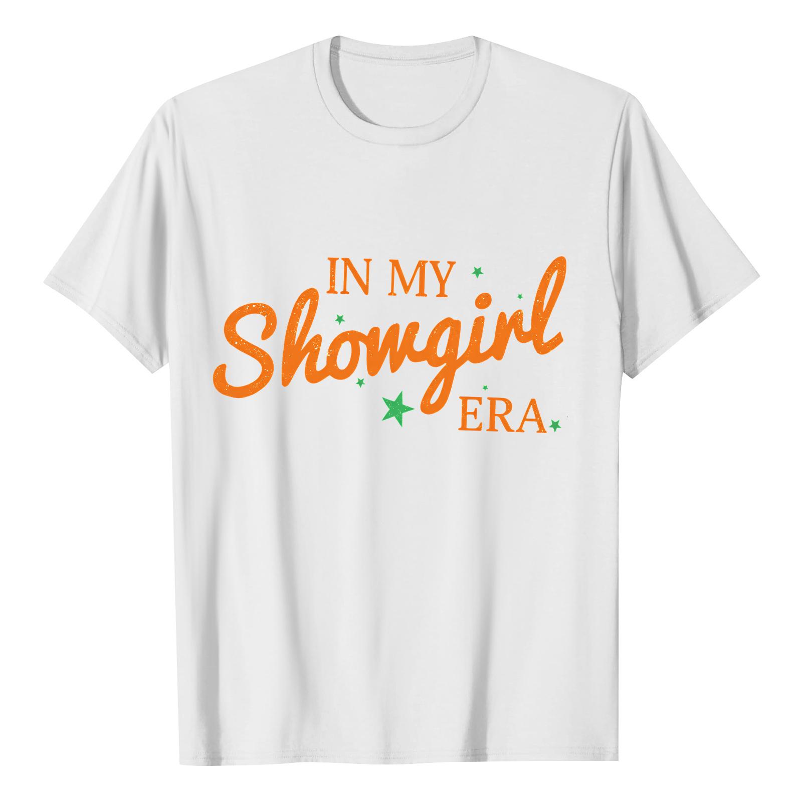 

Unisex Casual Letter Print Short-sleeved T-shirt L білий