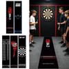 Dartmatte rutschfest Dartmatte Kassenbereich mit Wurfmarkierungen Strapazierfähige Dartspitzen und Bodenschutz für Spielzimmer Büro Sport