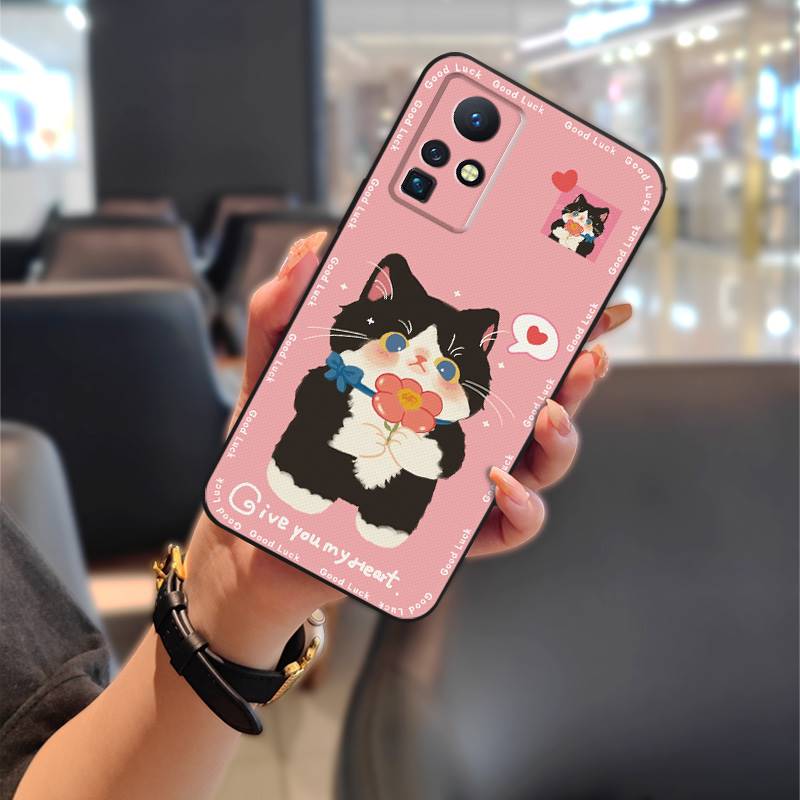 Full Wrap Phone Pouch Phone Case For Infinix Zero X/X Pro/X6811/X6811B Durable Anti-knock Graffiti Dirt-resistant Cute