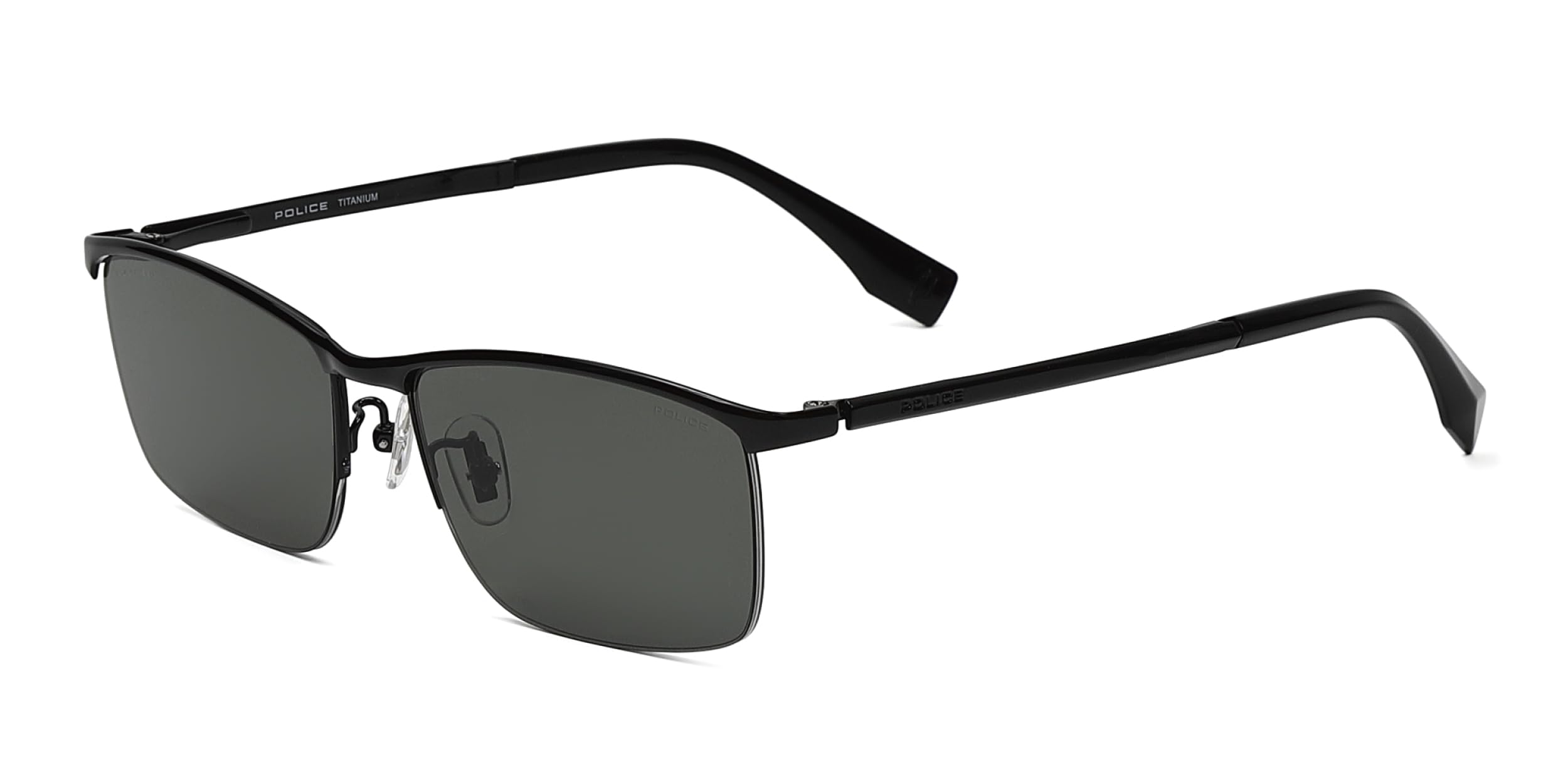 

Square Sunglasses SPLT67J 56530P [Police][Authorized Import] Men s