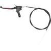 22mm Handlebar Brake Lever Brake Accessories with 1.45m Cable Left for 2 Stroke Mini Quad ATV