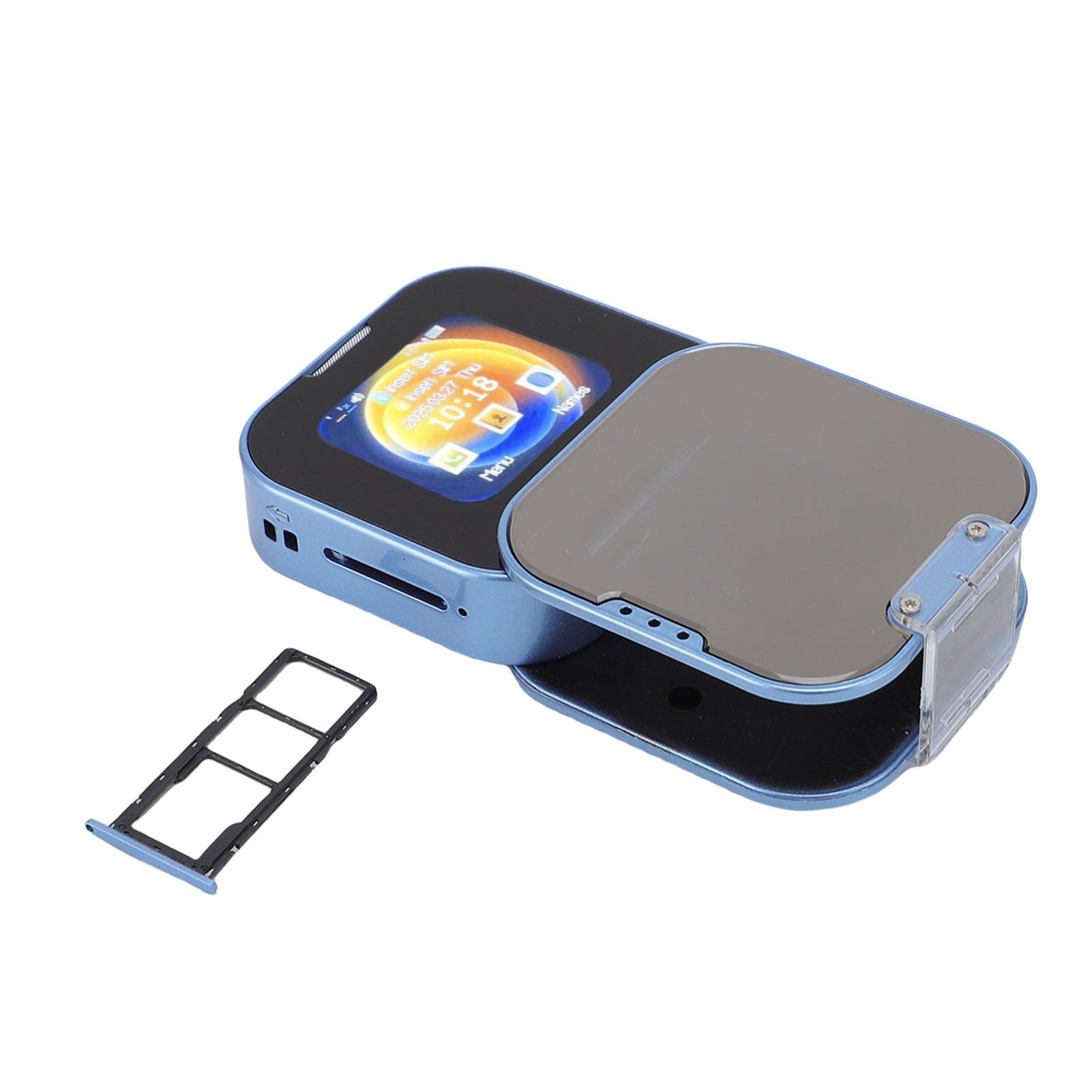 

2G Маленький Телефон Розкладний FM Радіо Подвійна SIM LED Ліхтарик Швидкий Набір Вібрація HD Задня Камера синій