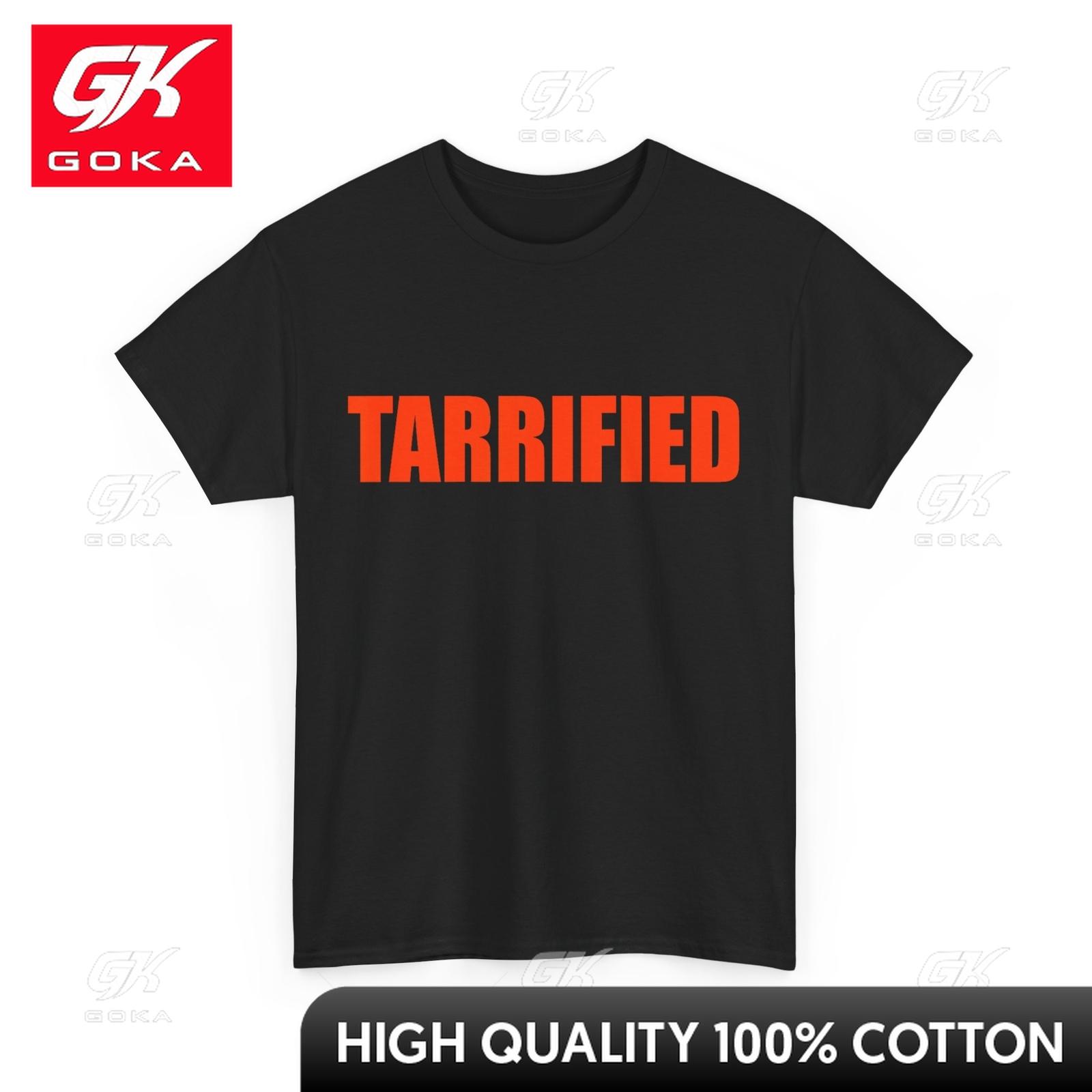 Tarrified Funny Political TShirtEye Catching Round Collar Comfortable Cotton Graphic Tee Casual Daywear S