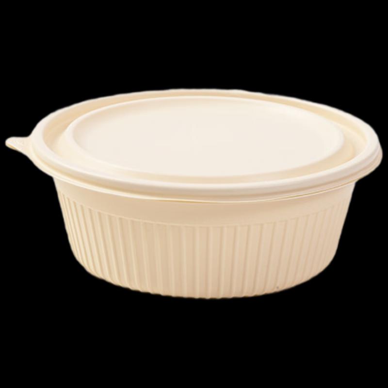 Herr. Einweg-Lebensmittelbehälter aus abbaubarer Maisstärke