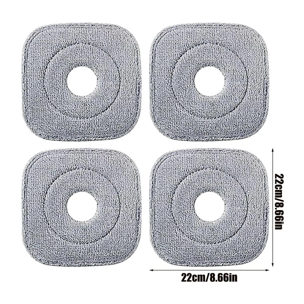 

Microfiber Mop Refills 4 Pack Replacement Pads Wet Dry Floor Cleaning Pads for Hardwood Tile Laminate Floors Home Cleaning