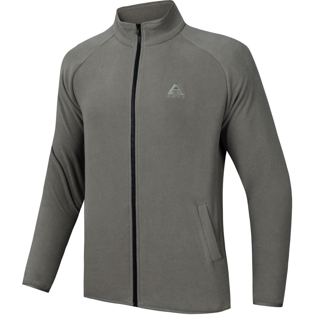 Anta Water Shell 2.0 Earth Shell Outdoor Windproof Waterproof Mountaineering 3-In-1 Fleece Hooded Jacket Men Jacket Gray Green 952446601-4